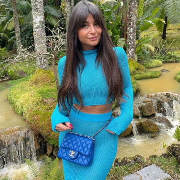 BLOGGER'S FAVE! Zara Blue Pointelle Knit Sweater NWT - Picture 11 of 16